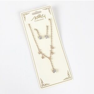 Ashley Collection rhinestone necklace set